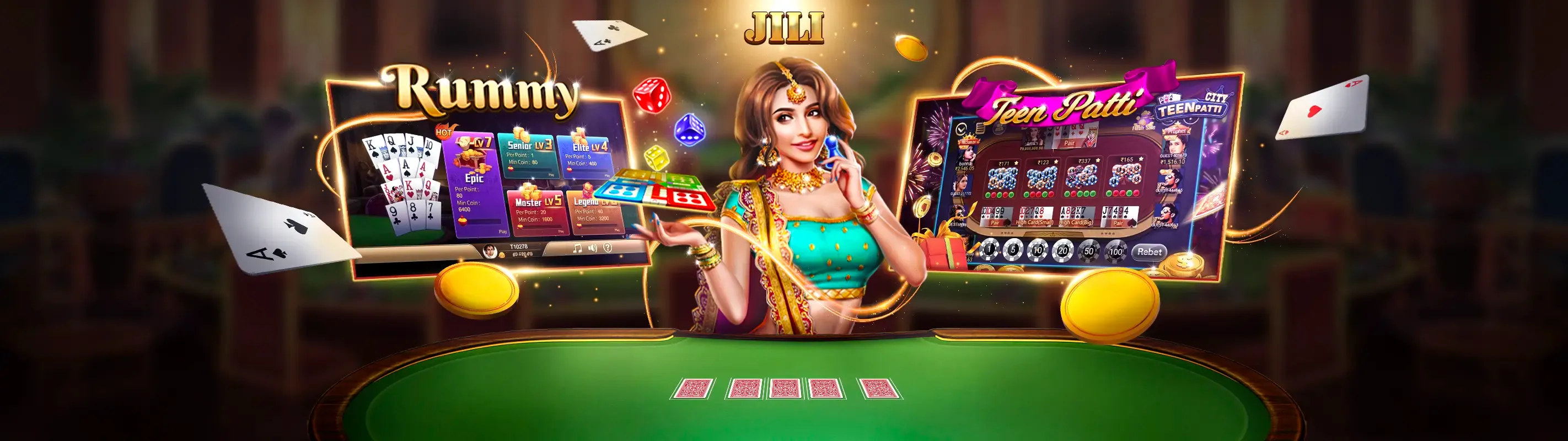 Hình ảnh nền đăng ký dola88 với đồ họa game và màu xanh vàng